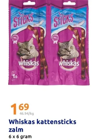 Aanbieding: Whiskas kattensticks