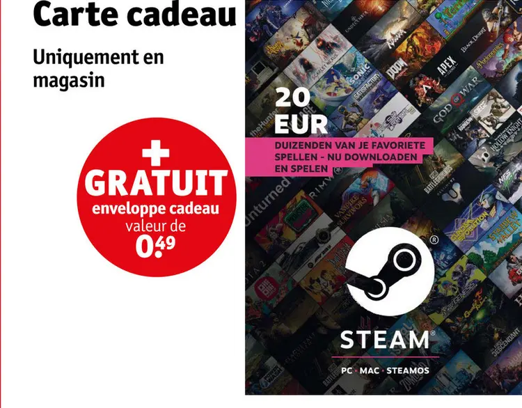 Offre: Carte cadeau