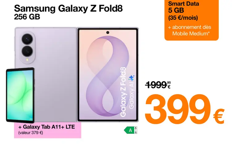 Offre: Galaxy Z Fold8