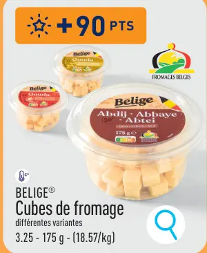 Offre: Cubes de fromage