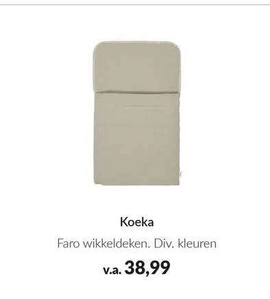 Aanbieding: Faro wikkeldeken