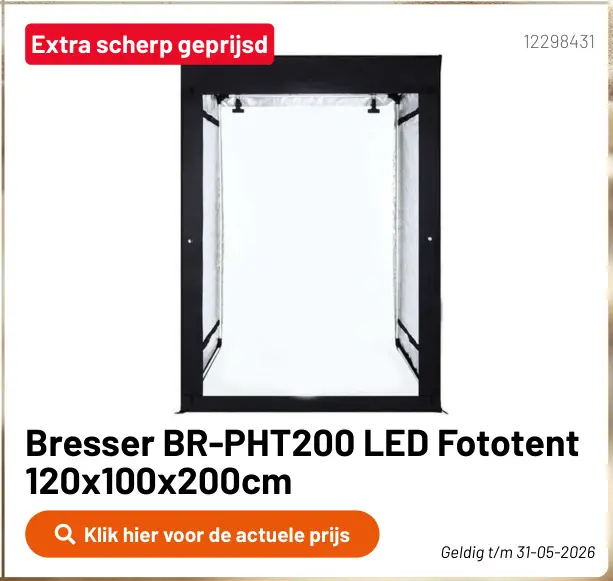 Aanbieding: BR-PHT200 LED Fototent