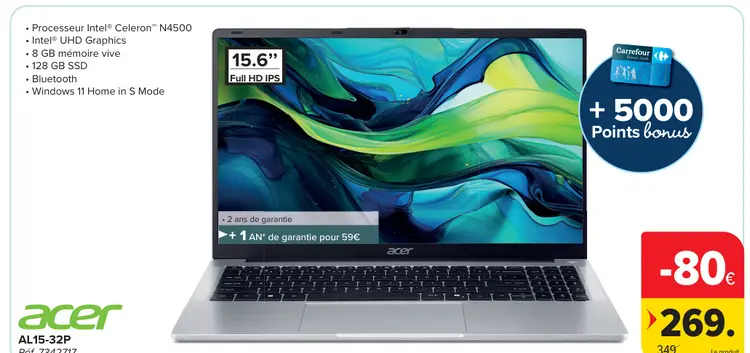 Offre: Acer AL15-32P
