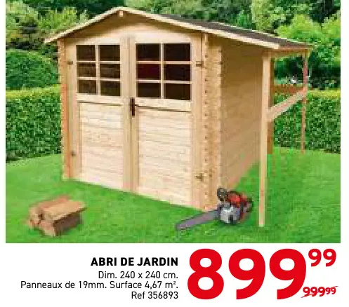 Offre: Abri de jardin