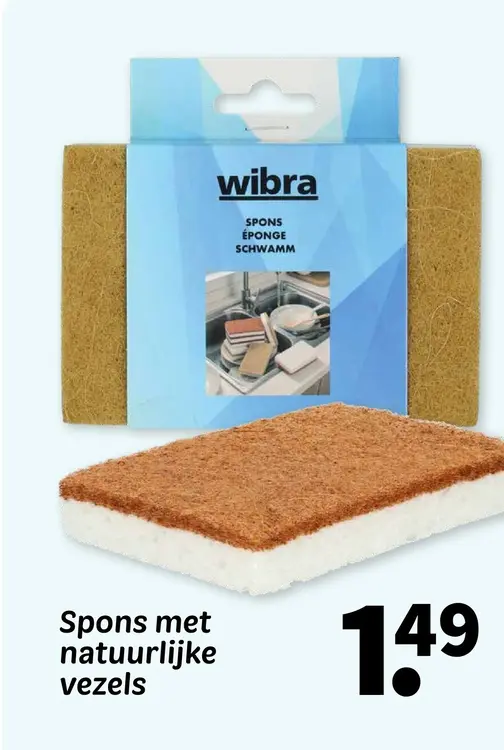 Promotie: Spons met natuurlijke vezels