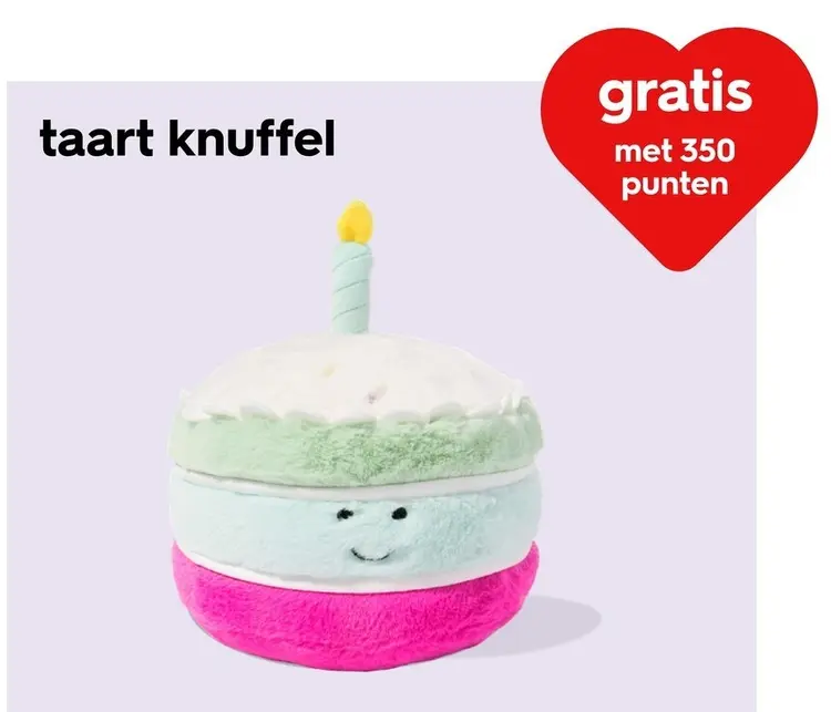 Promotie: Taart knuffel