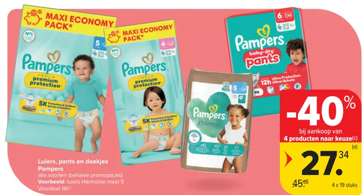 Promotie: Luiers, pants en doekjes