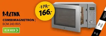 Aanbieding: Combimagnetron ecm 243 rvs