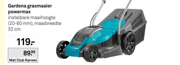 Aanbieding: Grasmaaier powermax