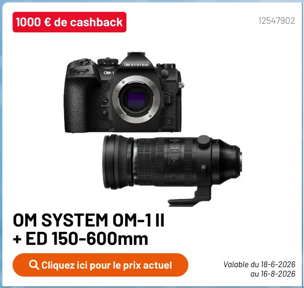 Offre: OM SYSTEM OM-1 II + ED 150-600mm