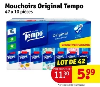 Offre: Mouchoirs Original