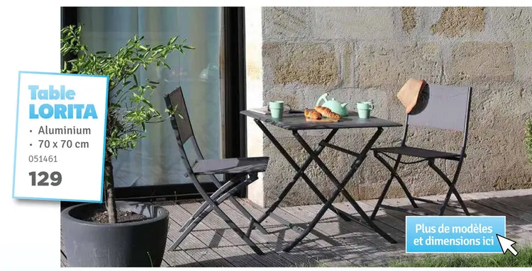Offre: Table LORITA