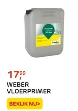 Aanbieding: WEBER VLOERPRIMER