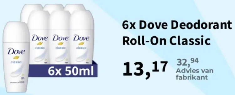 Promotie: Deodorant Roll-On Classic