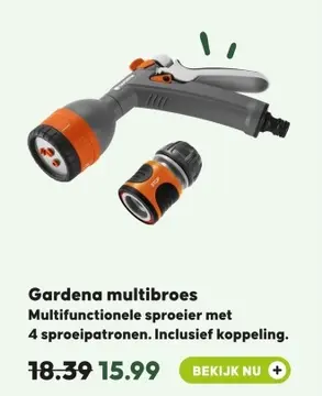 Aanbieding: Gardena multibroes