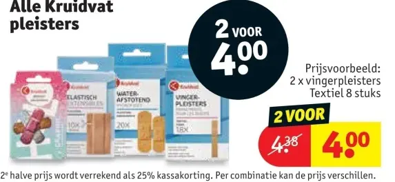 Promotie: Alle Kruidvat pleisters