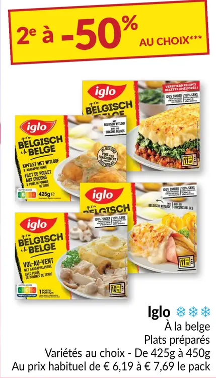 Offre: Plats préparés À la belge