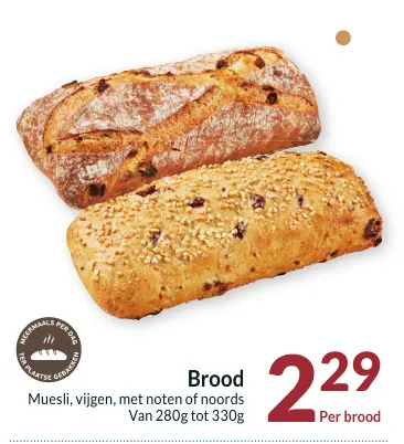 Promotie: Brood
