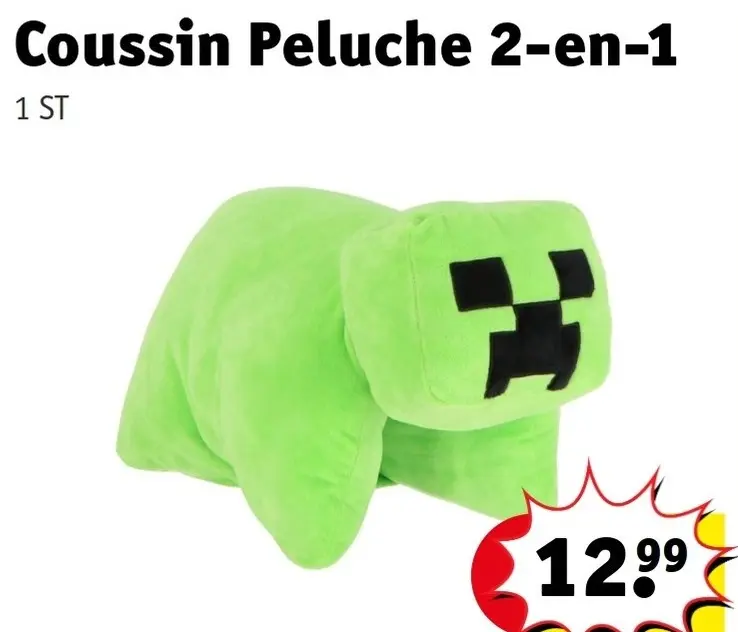 Offre: Coussin Peluche 2-en-1