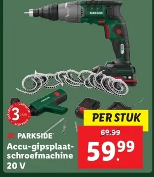 Aanbieding: Accu-gipsplaat-schroefmachine