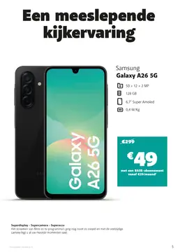 Aanbieding: Samsung Galaxy A26 5G