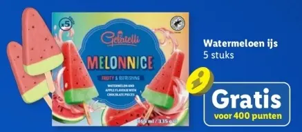 Aanbieding: Watermeloen ijs