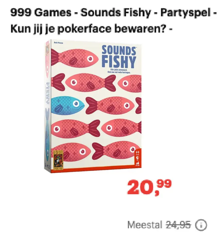 Aanbieding: Sounds Fishy - Partyspel
