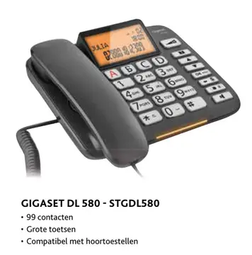 Aanbieding: Gigaset dl 580 - stgdl580