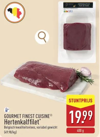 Promotie: Hertenkalffilet
