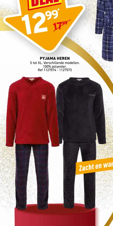 Promotie: Pyjama heren