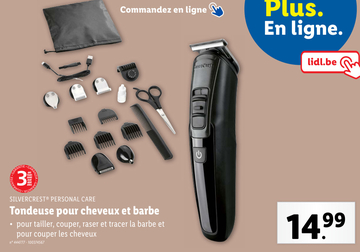 Offre: Tondeuse pour cheveux et barbe SILVERCREST® P