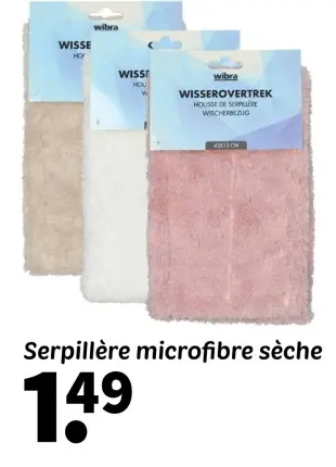 Offre: Serpillère microfibre sèche