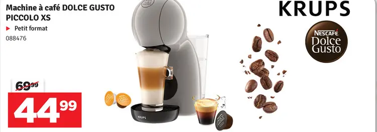 Offre: Machine à café DOLCE GUSTO PICCOLO XS