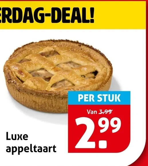 Aanbieding: Luxe appeltaart