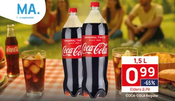 Aanbieding: Coca-Cola Regular 1.5 L