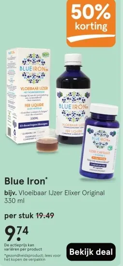 Aanbieding: Blue Iron