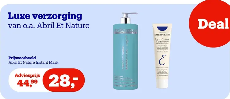 Promotie: Abril Et Nature & Embryolisse Luxe verzorging
