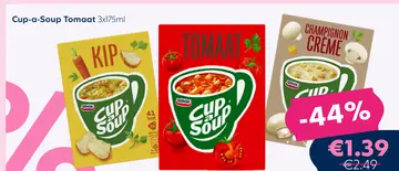 Aanbieding: Cup-a-Soup Tomaat