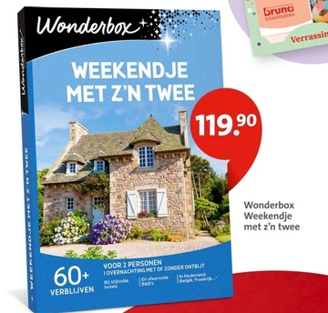 Aanbieding: Wonderbox Weekendje met z'n twee