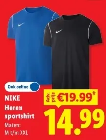 Aanbieding: NIKE Heren sportshirt