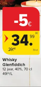 Promotie: Whisky Glenfiddich