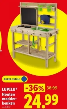 Promotie: Houten modderkeuken