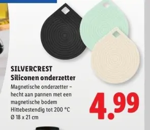 Aanbieding: Siliconen onderzetter