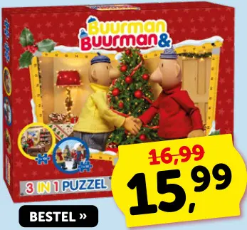 Promotie: Buurman & Buurman Buurman & Buurman 3 in 1 puzzel