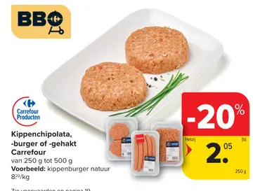 Aanbieding: Kippenchipolata, -burger of -gehakt