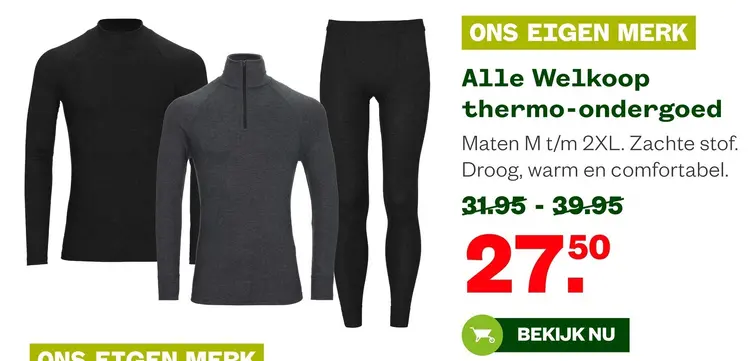 Aanbieding: Thermo-ondergoed