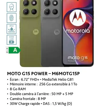 Offre: Moto g15 power - m6motg15p