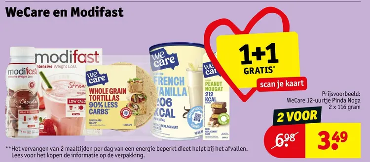 Aanbieding: WeCare en Modifast