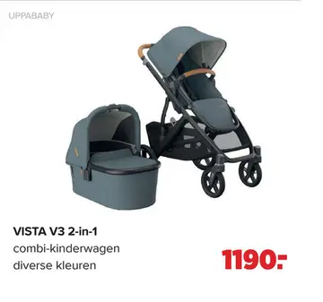 Aanbieding: VISTA V3 2-in-1 combi-kinderwagen