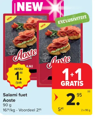 Promotie: Salami fuet